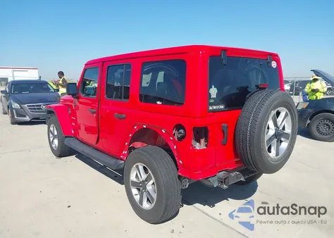 2022 Jeep Wrangler Unlimited Sahara 4X4 from USA, damaged, VIN 1C4HJXEG3NW255101